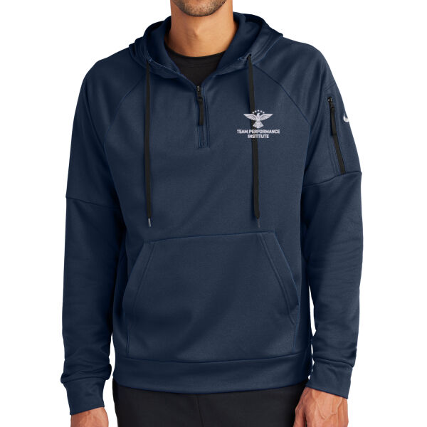 Team Performance Institute Embroidered - Therma FIT Pocket 1/4 Zip Fleece Hoodie Thumbnail