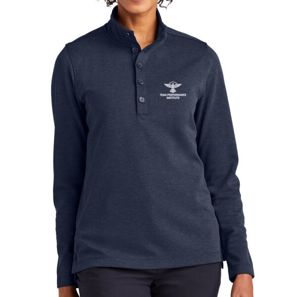 Team Performance Institute Embroidered - Women's Mid Layer Stretch 1/2 Button Thumbnail