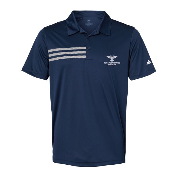 Team Performance Institute Embroidered - 3-Stripes Chest Polo Thumbnail