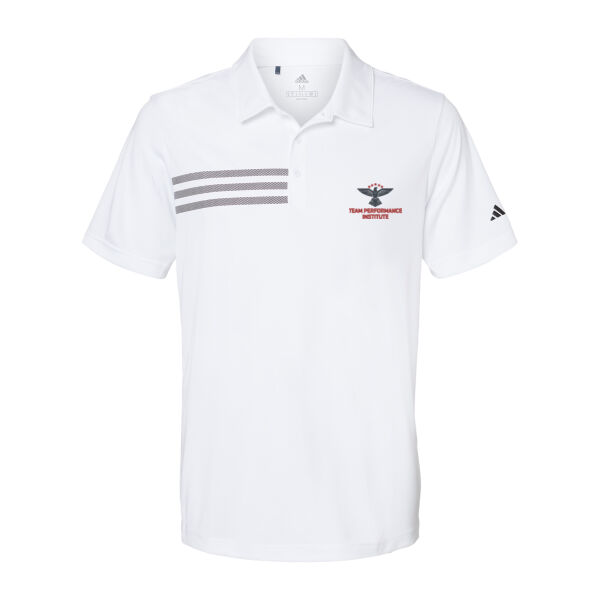 Team Performance Institute Embroidered - 3-Stripes Chest Polo Thumbnail