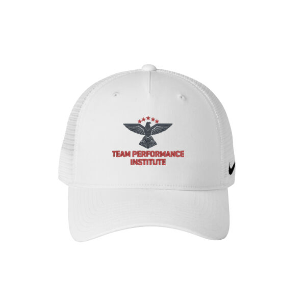 Team Performance Institute Embroidered - Snapback Mesh Trucker Cap Thumbnail