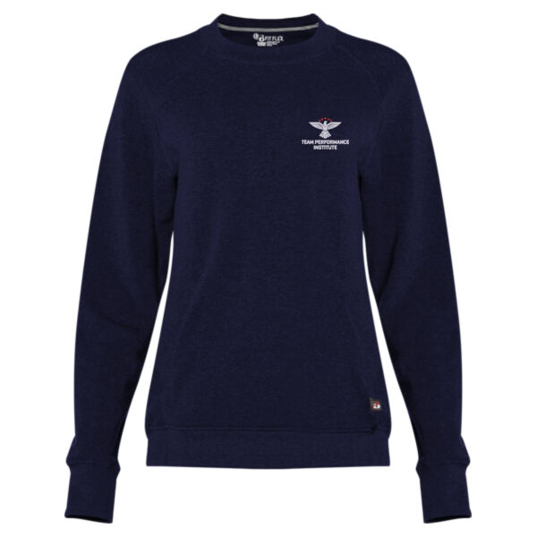 Team Performance Institute Embroidered - FitFlex Women's French Terry Sweatshirt Thumbnail