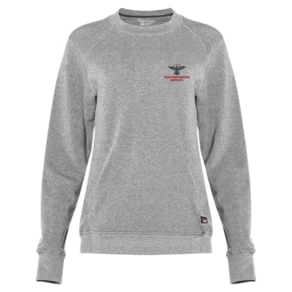 Team Performance Institute Embroidered - FitFlex Women's French Terry Sweatshirt Thumbnail