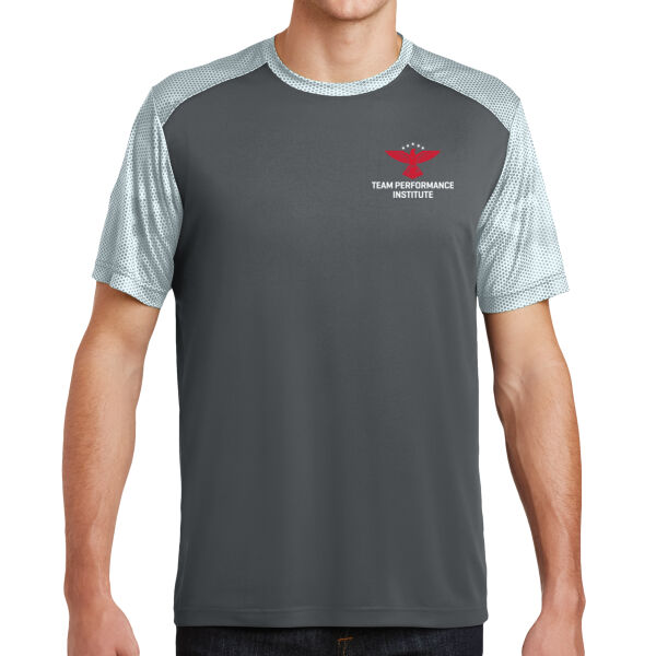Team Performance Institute Printed - CamoHex Colorblock Tee Thumbnail