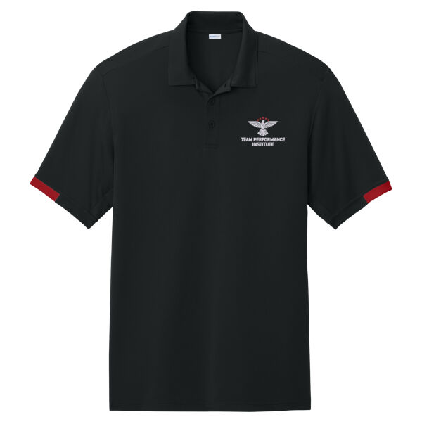 Team Performance Institute Embroidered - Club Colorblock Polo Thumbnail