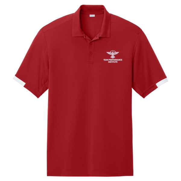 Team Performance Institute Embroidered - - Club Colorblock Polo Thumbnail