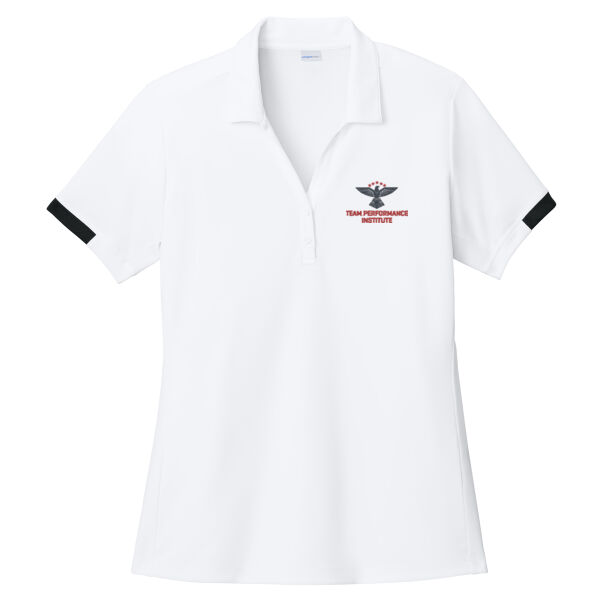 Team Performance Institute Embroidered - - Women's Club Colorblock Polo Thumbnail