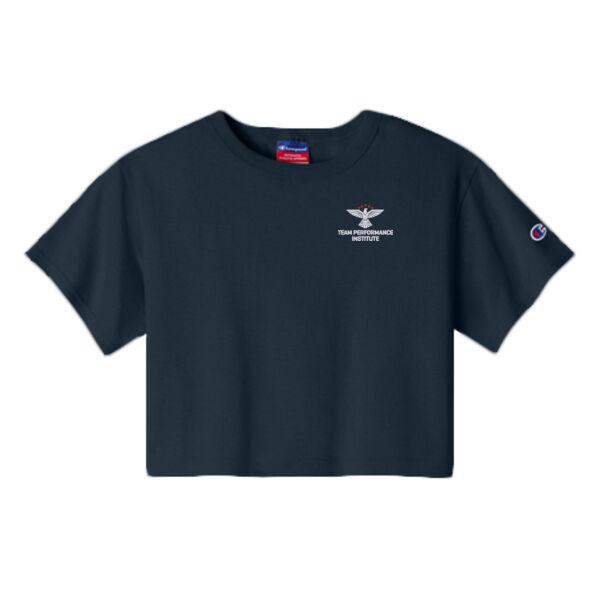 Champion Team Perfomance Institute Embroidered- - Women's Cropped Heritage Tee Thumbnail