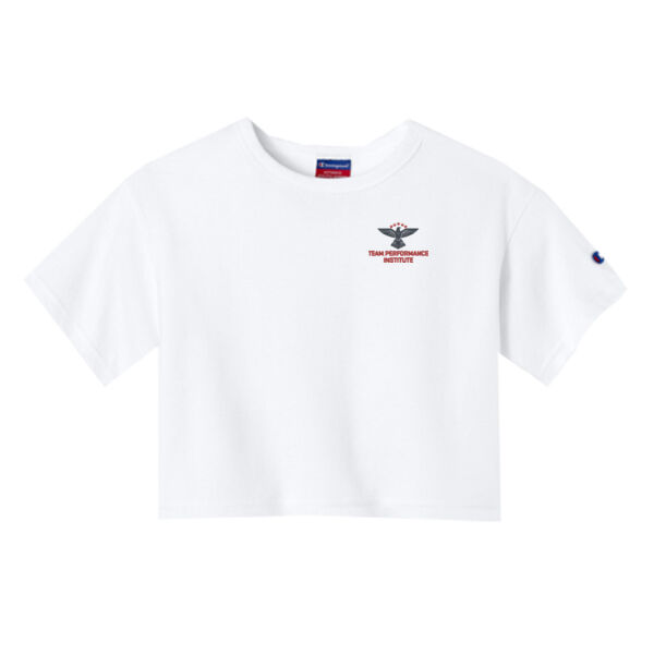 Champion Team Perfomance Institute Embroidered- - Women's Cropped Heritage Tee Thumbnail