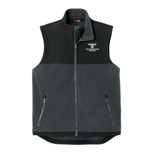 Cormerstone Team Performance Institute Embroidered- - Fleece Overlay Vest Thumbnail