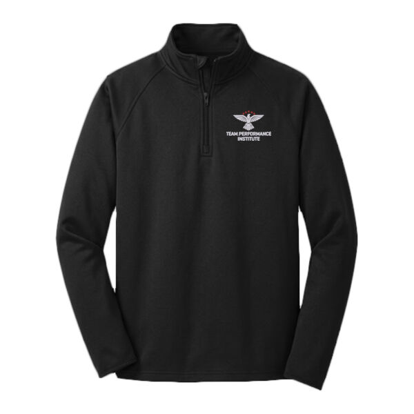 Sport Tek Team Performance Institute Embroidered- - Youth Sport Wick ® Stretch 1/4 Zip Pullover Thumbnail