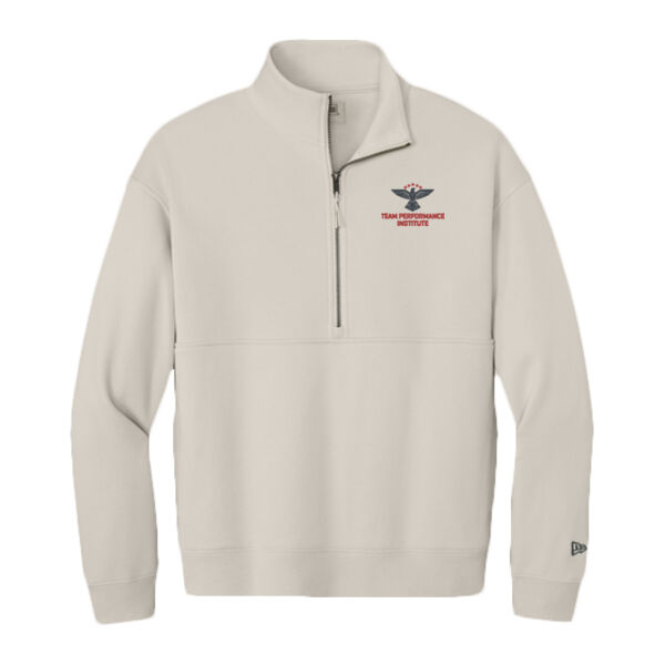 New Era Team Performance Institute Embroidered- - Heritage Fleece 1/2 Zip Thumbnail