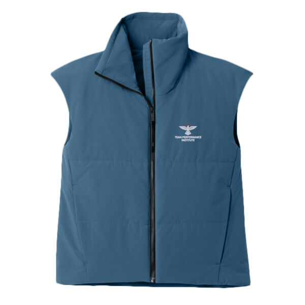 Miir Team Performance Institute Embroidered- - Women's Sashiko Stretch Puffy Vest Thumbnail