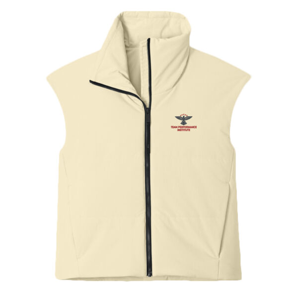 Miir Team Performance Institute Embroidered- - Women's Sashiko Stretch Puffy Vest Thumbnail